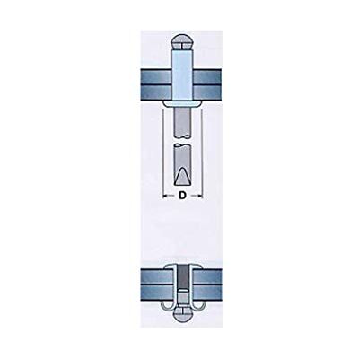 Cofan 07234816N openingsklinknagels in bloem, zwart, 4,8 x 16 mm Cofan 07234816N openingsklinknagels in bloem, zwart, 4,8 x 16 mm