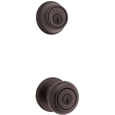 Kwikset 690 Cove Toetsenbord Knop en Enkele Cilinder Deadbolt Combo Pack met SmartKey in Venetiaans Brons met Microban Kwikset 690 Cove Toetsenbord Knop en Enkele Cilinder Deadbolt Combo Pack met SmartKey in Venetiaans Brons met Microban