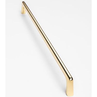 GTV Meubelgreep stanggreep OCTAVIO, modern design van zinklegering, 320 mm boorafstand, 330 mm totale lengte, incl. schroeven, voor keuken kastdeuren, messing GTV Meubelgreep stanggreep OCTAVIO, modern design van zinklegering, 320 mm boorafstand, 330 mm totale lengte, incl. schroeven, voor keuken kastdeuren, messing