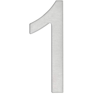 Thirard 00067561 – nummer 1 roestvrij staal hoogte 76 mm zelfklevend – wandplaat met aanwijzing, nummer 1 – accessoire/uitrusting – deuruitrusting – voor binnen en buiten Thirard 00067561 – nummer 1 roestvrij staal hoogte 76 mm zelfklevend – wandplaat met aanwijzing, nummer 1 – accessoire/uitrusting – deuruitrusting – voor binnen en buiten