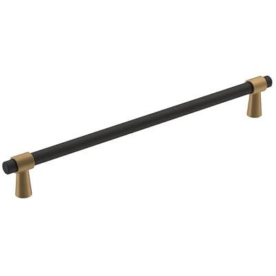 Amerock Kabinettrek Mat Zwart/Champagne Brons 8-13/16 inch (224 mm) Center-to-Center Mergence 1 Pack Lade Pull Kabinet Handvat Kabinet Hardware Amerock Kabinettrek Mat Zwart/Champagne Brons 8-13/16 inch (224 mm) Center-to-Center Mergence 1 Pack Lade Pull Kabinet Handvat Kabinet Hardware