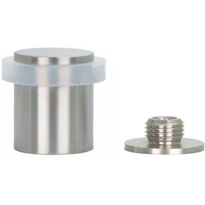 EVI Herrajes Deurstopper roestvrij staal Ø 24 x 30 mm geschroefde sokkel matte afwerking inclusief schroef + klempluggen model I-199/24X30BCBAM EVI Herrajes Deurstopper roestvrij staal Ø 24 x 30 mm geschroefde sokkel matte afwerking inclusief schroef + klempluggen model I-199/24X30BCBAM