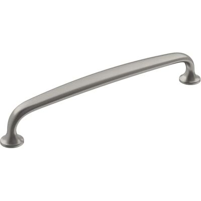 Amerock Cabinet Pull Satin Nickel 6-5/16 inch (160 mm) Center-to-Center Renown 1 Pack Drawer Pull Cabinet Handle Cabinet Hardware Amerock Cabinet Pull Satin Nickel 6-5/16 inch (160 mm) Center-to-Center Renown 1 Pack Drawer Pull Cabinet Handle Cabinet Hardware
