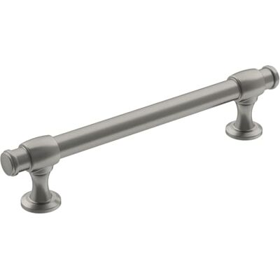 Amerock Cabinet Pull Satijn Nikkel 5-1/16 inch (128 mm) Midden-to-Center Winsome 1 Pack Drawer Pull Kast Hardware Amerock Cabinet Pull Satijn Nikkel 5-1/16 inch (128 mm) Midden-to-Center Winsome 1 Pack Drawer Pull Kast Hardware
