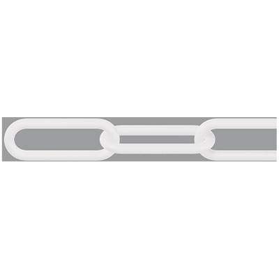 Dörner Helmer Witte Plastic Ketting 25m - Afzetketting Dörner Helmer Witte Plastic Ketting 25m - Afzetketting