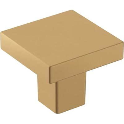 Amerock Kastknop Champagne Brons 1-3/16 inch (30 mm) Lengte Monument 1 Pack Ladeknop Kastbeslag Amerock Kastknop Champagne Brons 1-3/16 inch (30 mm) Lengte Monument 1 Pack Ladeknop Kastbeslag