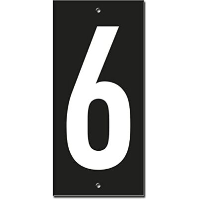 Thirard 00967176 – signaalbord 56 x 130 mm 6 om te schroeven – wandbord met opmerking – nummer 6 – accessoires/uitrusting – deuruitrusting Thirard 00967176 – signaalbord 56 x 130 mm 6 om te schroeven – wandbord met opmerking – nummer 6 – accessoires/uitrusting – deuruitrusting
