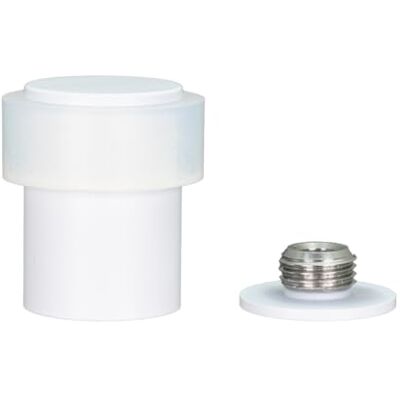 EVI Herrajes Deurstopper roestvrij staal Ø 24 x 35 mm geschroefde schroefbasis wit gelakt inclusief schroef + klempluggen model I-199/24X35BCBBL EVI Herrajes Deurstopper roestvrij staal Ø 24 x 35 mm geschroefde schroefbasis wit gelakt inclusief schroef + klempluggen model I-199/24X35BCBBL