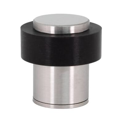 EVI Herrajes deurstopper roestvrij staal 24 x 35 mm geschroefde schroefdraadbasis matte afwerking inclusief schroef + montageplug Mod. I-199/24X35-CBAM EVI Herrajes deurstopper roestvrij staal 24 x 35 mm geschroefde schroefdraadbasis matte afwerking inclusief schroef + montageplug Mod. I-199/24X35-CBAM