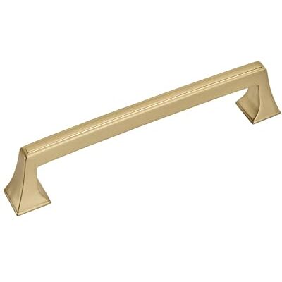 Amerock Kasttrek Champagne Brons 6-5/16 inch (160 mm) midden naar midden Mulholland 1 pak lade pull lade handvat kast hardware Amerock Kasttrek Champagne Brons 6-5/16 inch (160 mm) midden naar midden Mulholland 1 pak lade pull lade handvat kast hardware