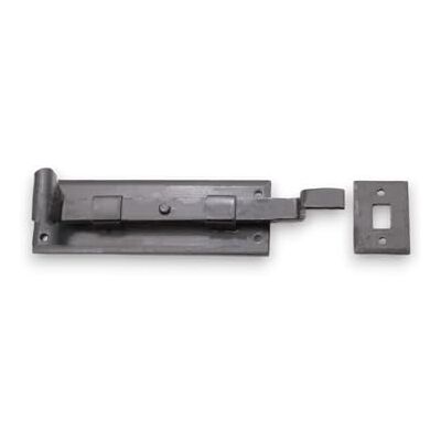 Infinity Cranked 6" 150mm Smeedijzeren Fish Tail Bolt Deurvergrendeling Heavy Duty Smith Beveiliging Privacy Lock voor deuren en ramen Infinity Cranked 6" 150mm Smeedijzeren Fish Tail Bolt Deurvergrendeling Heavy Duty Smith Beveiliging Privacy Lock voor deuren en ramen