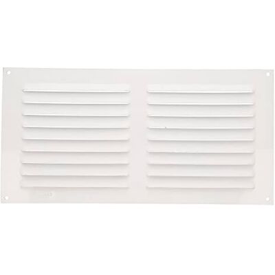 Amig Rechthoekig aluminium rooster Ventilatieroosters voor luchtuitlaat Ideaal voor keuken- en badkamerplafonds Afmetingen: 150 x 300 mm Wit Amig Rechthoekig aluminium rooster Ventilatieroosters voor luchtuitlaat Ideaal voor keuken- en badkamerplafonds Afmetingen: 150 x 300 mm Wit