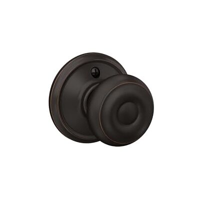 SCHLAGE F170GEO716 Georgische Dummy Knop, Oud Brons SCHLAGE F170GEO716 Georgische Dummy Knop, Oud Brons