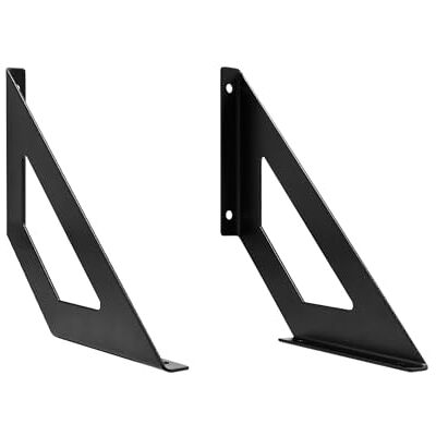 Cime Wandbeugel model Frame. Zwart staal, 2 stuks, ideaal voor het opbergen van je spullen en het decoreren van je huis. Cime Wandbeugel model Frame. Zwart staal, 2 stuks, ideaal voor het opbergen van je spullen en het decoreren van je huis.