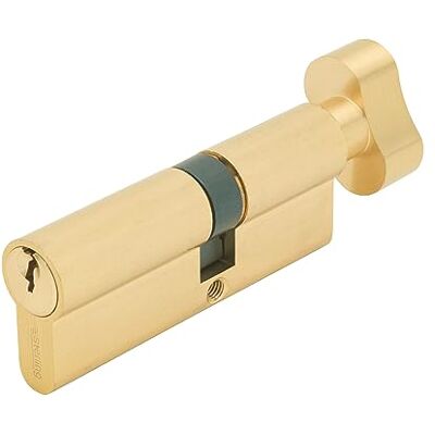 Sterling Euro saliscendi Cyl/ottone Visipack 40 x 40 - Deurgreep Sterling Euro saliscendi Cyl/ottone Visipack 40 x 40 - Deurgreep