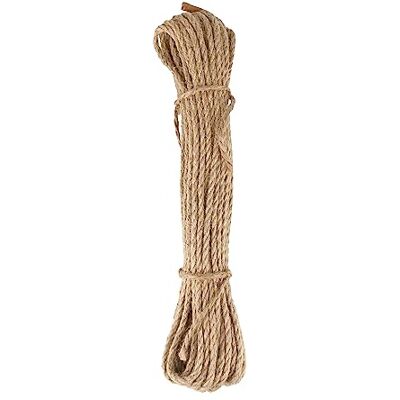 D.RECT Jute Touw 4 mm 10 m Henneptouw Van Natuurlijke Vezels, Gevlochten Jute Touw D.RECT Jute Touw 4 mm 10 m Henneptouw Van Natuurlijke Vezels, Gevlochten Jute Touw