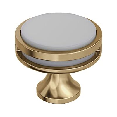 Amerock Kastknop Champagne Brons/Frosted Acryl 1-3/8 inch (35 mm) Diameter ladeknop Oberon Keuken- en badbeslag Meubelbeslag Amerock Kastknop Champagne Brons/Frosted Acryl 1-3/8 inch (35 mm) Diameter ladeknop Oberon Keuken- en badbeslag Meubelbeslag