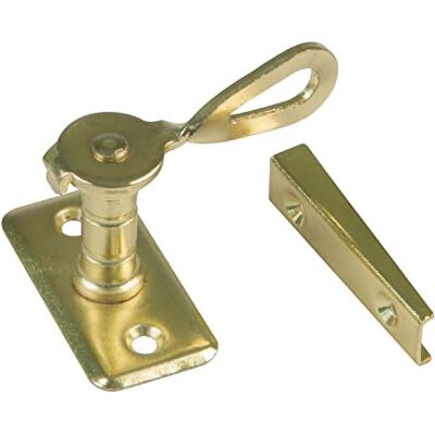 Amig San Sebastián type rolluiksluiting Mod.12-50 x 25 x 15 mm Binnensluiting ter vermindering van geluid en tocht Messingkleurig staal Inclusief schroeven Amig San Sebastián type rolluiksluiting Mod.12-50 x 25 x 15 mm Binnensluiting ter vermindering van geluid en tocht Messingkleurig staal Inclusief schroeven