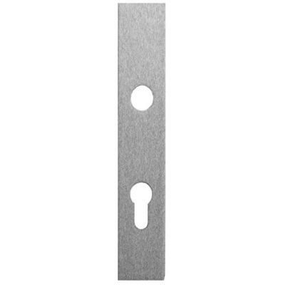 Alpertec 32458045K1 plat paar lange platen roestvrij staal kleur voor ingangsdeuren van woningen PZ afstand: 72 mm voor deurkrukken deurklink deurbeslag nieuw Alpertec 32458045K1 plat paar lange platen roestvrij staal kleur voor ingangsdeuren van woningen PZ afstand: 72 mm voor deurkrukken deurklink deurbeslag nieuw