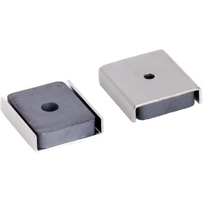 first4magnets CP2623SP-10 26 x 23 x 6, 3 mm dik (x 3 mm gat) roestvrij staal ferriet kanaal magneet 6,1 kg trekken (verpakking van 10), zilver, 25 x 10 x 3 cm first4magnets CP2623SP-10 26 x 23 x 6, 3 mm dik (x 3 mm gat) roestvrij staal ferriet kanaal magneet 6,1 kg trekken (verpakking van 10), zilver, 25 x 10 x 3 cm