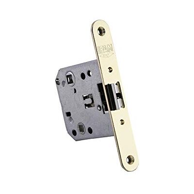 IFAM Deurklink W147 RHL, ronde voorkant, messing afwerking, ingang 47 mm, deurslot binnen en buiten, beveiliging, anti-diefstalsysteem, knop, zwengel, slot IFAM Deurklink W147 RHL, ronde voorkant, messing afwerking, ingang 47 mm, deurslot binnen en buiten, beveiliging, anti-diefstalsysteem, knop, zwengel, slot