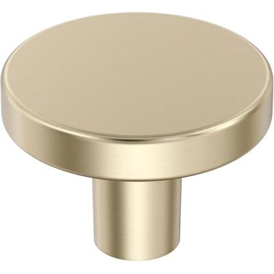 Amerock BP36904BBZ Versa 1-3/8 inch (35 mm) diameter gouden champagne kastknop keukenkast hardware meubelbeslag lade handvat Amerock BP36904BBZ Versa 1-3/8 inch (35 mm) diameter gouden champagne kastknop keukenkast hardware meubelbeslag lade handvat