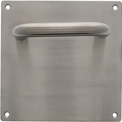 Amig Deurkruk Met Plaat 180x180 - RVS Rechthoekig Amig Deurkruk Met Plaat 180x180 - RVS Rechthoekig