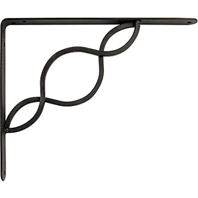 Amig Wandplankbeugel Metalen plankbeugel Hoekplank Planksteun Staal Zwart Afmetingen: 250x200 mm Max. aanbevolen gewicht: 150 kg Amig Wandplankbeugel Metalen plankbeugel Hoekplank Planksteun Staal Zwart Afmetingen: 250x200 mm Max. aanbevolen gewicht: 150 kg