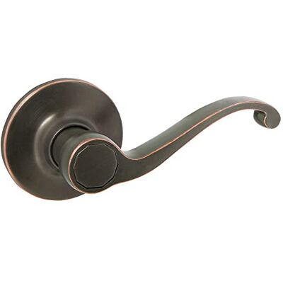 Design House 791657 Scroll Dummy deurklink, omkeerbaar voor links- of rechtshandige deuren, oliegewreven bronzen afwerking Design House 791657 Scroll Dummy deurklink, omkeerbaar voor links- of rechtshandige deuren, oliegewreven bronzen afwerking