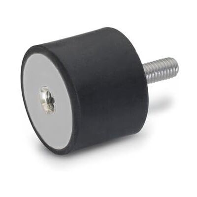Ganter Norm 451-100-55-M16-Es-55 Gummipuffer, Edelstahl Ganter Norm 451-100-55-M16-Es-55 Gummipuffer, Edelstahl