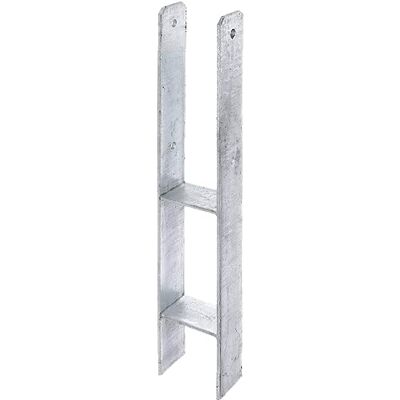 Alberts 208424 H-paalhouder thermisch verzinkt vrije breedte 71-161 mm totale hoogte 600-800 mm materiaaldikte 4-8 mm vrije breedte 121 mm totale hoogte 800 mm materiaaldikte 6 mm Alberts 208424 H-paalhouder thermisch verzinkt vrije breedte 71-161 mm totale hoogte 600-800 mm materiaaldikte 4-8 mm vrije breedte 121 mm totale hoogte 800 mm materiaaldikte 6 mm