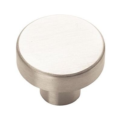 Amerock Cabinet Knob Stainless Steel 1-1/4 inch (32 mm) Diameter Stainless Steel 1 Pack Drawer Knob Cabinet Hardware Amerock Cabinet Knob Stainless Steel 1-1/4 inch (32 mm) Diameter Stainless Steel 1 Pack Drawer Knob Cabinet Hardware