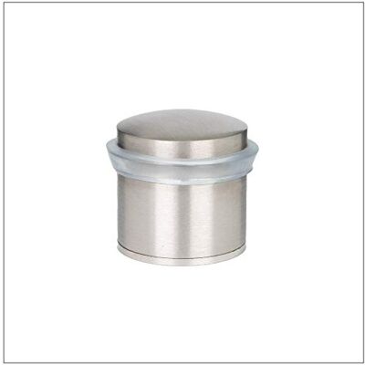 EVI Herrajes I-20228CBAM Deurstopper, diameter 28 x 30 mm, schroefvoet, roestvrij staal, transparant rubber, matte afwerking, inclusief schroef + klempluggen, model I-20228CBAM EVI Herrajes I-20228CBAM Deurstopper, diameter 28 x 30 mm, schroefvoet, roestvrij staal, transparant rubber, matte afwerking, inclusief schroef + klempluggen, model I-20228CBAM