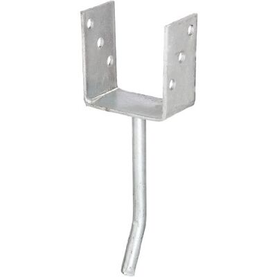 Alberts 214098 U-paalsteun om vast te schroeven of in beton te zetten thermisch verzinkt nuttige breedte 101 mm Alberts 214098 U-paalsteun om vast te schroeven of in beton te zetten thermisch verzinkt nuttige breedte 101 mm