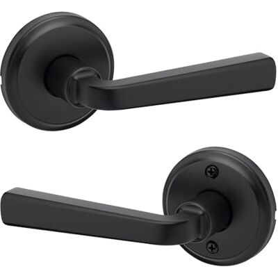 Kwikset 720TDL-514 Trafford Hendel Passage Deurslot met 6AL Klink en RCS Strike Matte Black Finish Kwikset 720TDL-514 Trafford Hendel Passage Deurslot met 6AL Klink en RCS Strike Matte Black Finish