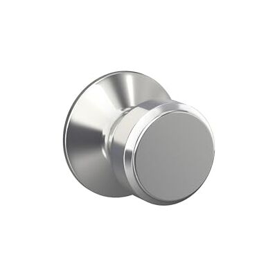 SCHLAGE F10 BWE 625 Bowery Passage Lock Knop, Helder Chroom SCHLAGE F10 BWE 625 Bowery Passage Lock Knop, Helder Chroom