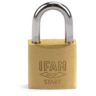 IFAM SR15 Hangslot voor beginners, diefstalbeveiliging, 15 mm, normale boog, dubbele vergrendeling, incl. 2 gekartelde sleutels, sterk en betrouwbaar, ideaal voor koffers, kasten en laden IFAM SR15 Hangslot voor beginners, diefstalbeveiliging, 15 mm, normale boog, dubbele vergrendeling, incl. 2 gekartelde sleutels, sterk en betrouwbaar, ideaal voor koffers, kasten en laden