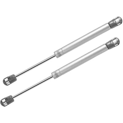 Vinabo 2 stuks gasveren, 100 N, zuiger voor keukenkasten, schokdempers voor keukenkasten, scharnieren voor keukenkasten, scharnieren voor keukenkasten, zilver Vinabo 2 stuks gasveren, 100 N, zuiger voor keukenkasten, schokdempers voor keukenkasten, scharnieren voor keukenkasten, scharnieren voor keukenkasten, zilver