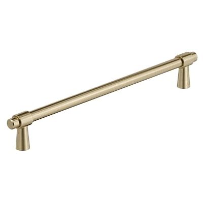 Amerock Destine 10-1/16 inch (256mm) Center-to-Center Golden Champagne Cabinet Pull, BP36902BBZ Amerock Destine 10-1/16 inch (256mm) Center-to-Center Golden Champagne Cabinet Pull, BP36902BBZ