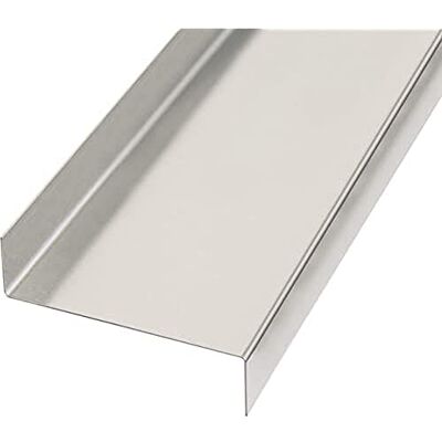 Alberts 462956 gladde plaat gefacetteerd, Z-vorm aluminium, naturel 1000 x 18 x 63 x 18 mm Alberts 462956 gladde plaat gefacetteerd, Z-vorm aluminium, naturel 1000 x 18 x 63 x 18 mm