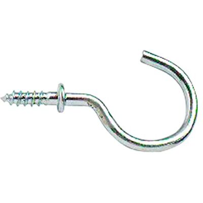 Merriway Bulk Hardware BH01113 38 mm Verchroomde Schroefogen Haken (Verpakking à 20), Wit, Stuks Merriway Bulk Hardware BH01113 38 mm Verchroomde Schroefogen Haken (Verpakking à 20), Wit, Stuks