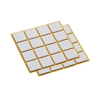 Metafranc Viltglijders zelfklevend effectieve bescherming van uw meubels en stoelen / meubelglijders set voor gevoelige vloeren / stoelglijders / vloerglijders 32 x 32 mm (30 Stuk) wit Metafranc Viltglijders zelfklevend effectieve bescherming van uw meubels en stoelen / meubelglijders set voor gevoelige vloeren / stoelglijders / vloerglijders 32 x 32 mm (30 Stuk) wit