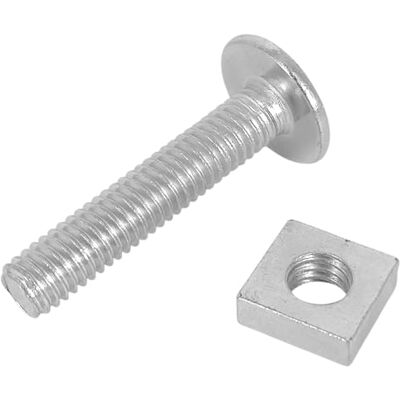 Merriway Bulk Hardware BH02158 dakbout en moer M6 x 30 mm, verzinkt (verpakking à 13), wit, stuks Merriway Bulk Hardware BH02158 dakbout en moer M6 x 30 mm, verzinkt (verpakking à 13), wit, stuks