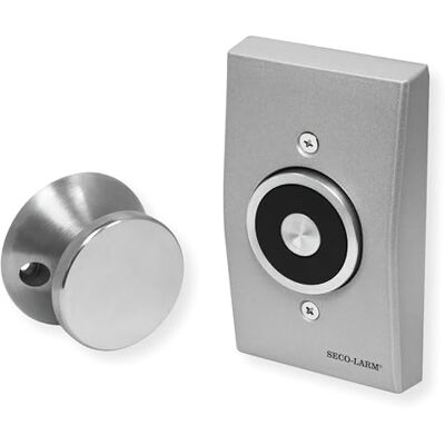Seco-Larm DH-171SQ Inbouw Magnetische Deurhouder; Holding Force 33-lb (15kg); voor gebruik met deursluiters om het vrijgeven en sluiten van woningen, commerciële en openbare ruimtes te regelen Seco-Larm DH-171SQ Inbouw Magnetische Deurhouder; Holding Force 33-lb (15kg); voor gebruik met deursluiters om het vrijgeven en sluiten van woningen, commerciële en openbare ruimtes te regelen