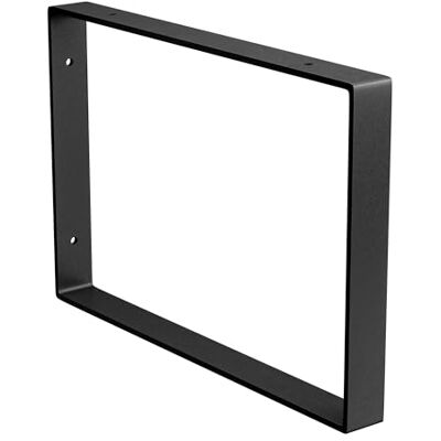 Amig Rechthoekige beugel voor industriële schappen 211 x 311 x 30 mm Matzwart staal Wandplankbeugel Functioneel en robuust ontwerp Ideaal voor wandplanken Amig Rechthoekige beugel voor industriële schappen 211 x 311 x 30 mm Matzwart staal Wandplankbeugel Functioneel en robuust ontwerp Ideaal voor wandplanken