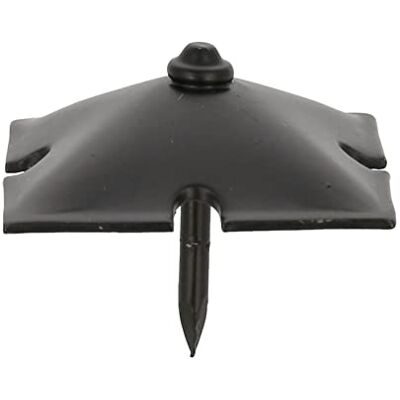 Amig Decoratieve spijker Versterkt Ø 40 x 35 mm Vierkant en piramidevormig Ideaal voor bevestiging aan kasten, tafels of deuren Verpakking van 4 stuks Zwart staal Amig Decoratieve spijker Versterkt Ø 40 x 35 mm Vierkant en piramidevormig Ideaal voor bevestiging aan kasten, tafels of deuren Verpakking van 4 stuks Zwart staal