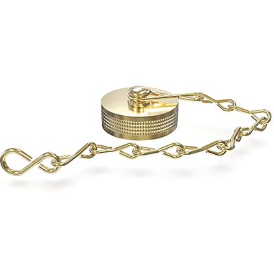 ABA Beul 20014.012.2 afsluitdop rond met ketting en EPDM-schijf, binnendraad 1 1/4", messing ABA Beul 20014.012.2 afsluitdop rond met ketting en EPDM-schijf, binnendraad 1 1/4", messing