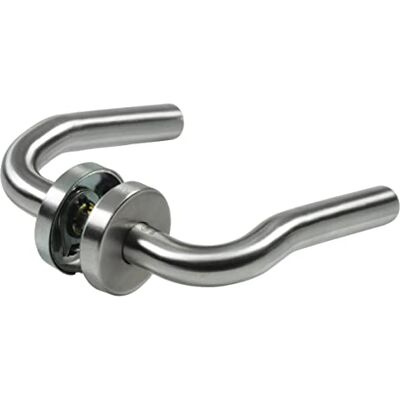 Amig Deurgreepset met rozet Model 20RX 136 x Ø19 mm 8 mm vierkante spindel Elegant en eenvoudig ontwerp 18/8 roestvrij staal, mat zilver Amig Deurgreepset met rozet Model 20RX 136 x Ø19 mm 8 mm vierkante spindel Elegant en eenvoudig ontwerp 18/8 roestvrij staal, mat zilver