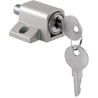 PRiME U 9861 Deur, Aluminium Afwerking Push-in Schuifdeur Slot, Gesloten, Gegoten, Gegoten, Verzinkt, 1-3/4 PRiME U 9861 Deur, Aluminium Afwerking Push-in Schuifdeur Slot, Gesloten, Gegoten, Gegoten, Verzinkt, 1-3/4