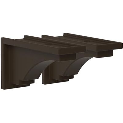 Mayne 5856-ES Fairfield decoratieve beugels (2 stuks), espresso Mayne 5856-ES Fairfield decoratieve beugels (2 stuks), espresso